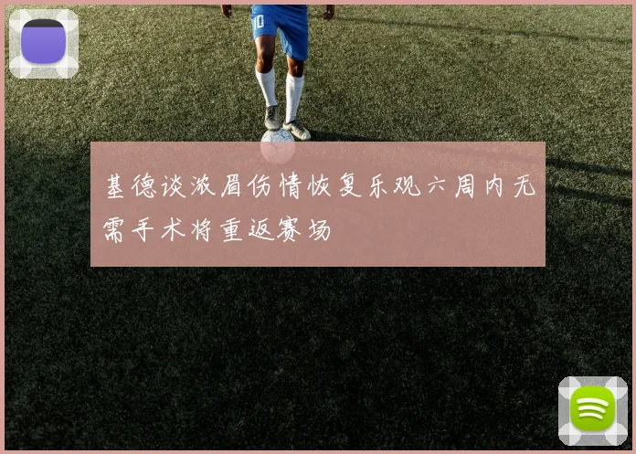 基德谈浓眉伤情恢复乐观六周内无需手术将重返赛场